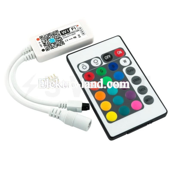 Контроллер RGBW OEM 8А-WIFI-IR24 (2A*4канала)